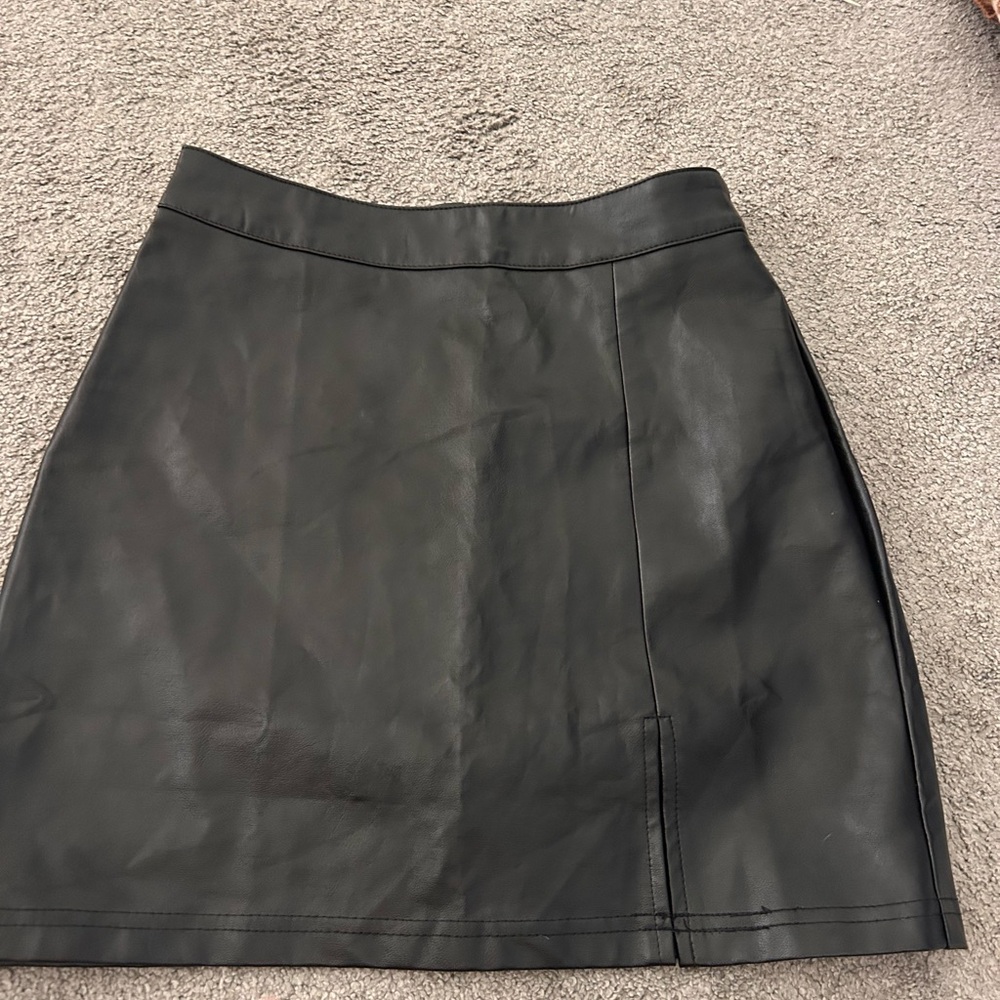 SHEIN Black A-Line Mini Skirt for Cocktail